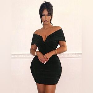 Sexy women off shoulder pencil dress